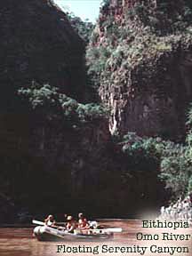 Ethiopia Omo River Floating in Serenity Canyon