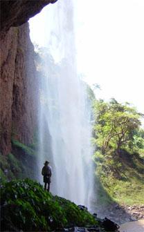 Waterfall at Omo River Ethiopia